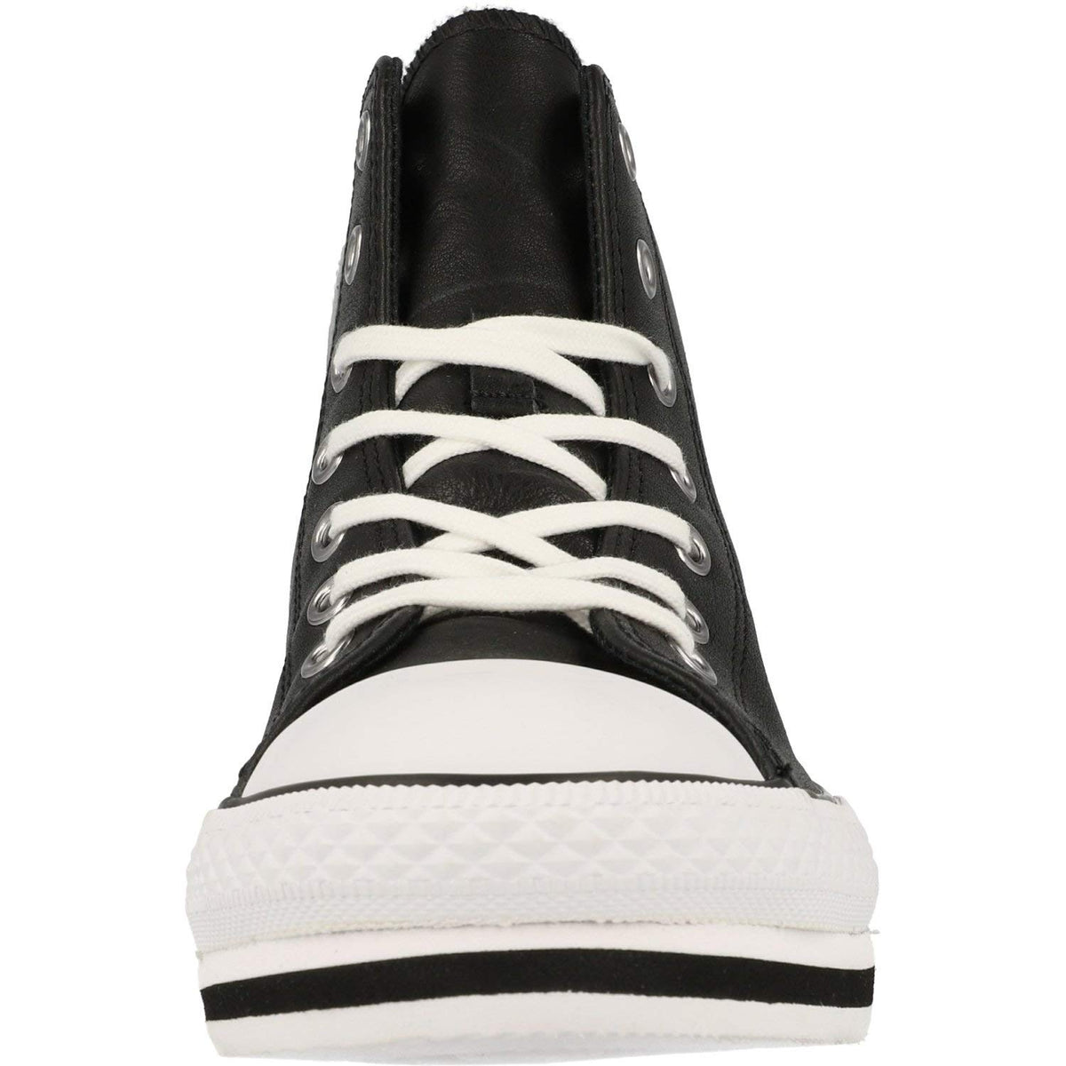 Converse Chuck Taylor All Star Platform EVA Hi Black/White Leather 5 US Junior