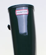 Hunter Original Back Adjustable Gloss Rain Boots for Women - Nylon Lining with Cushioned Footbed, Multilayered Sponge Insole, and Pull-On DesignGreen 8 M