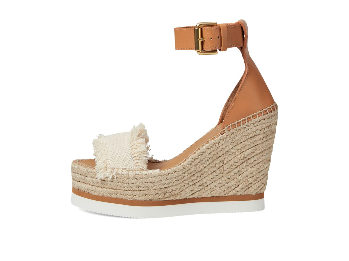 See by Chloe Glyn Espadrille Wedge Natural EU 36 (US Women's 6) M