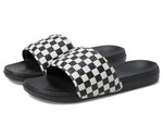 Vans Men's La Costa Slide-On Sandal, Checkerboard Unexplored Navy, Size 10