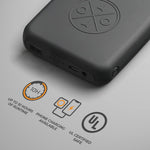 ORORO Men's Heated Jacket with Heated Collar and 90% Down Insulation (Battery Included) - Black (M)