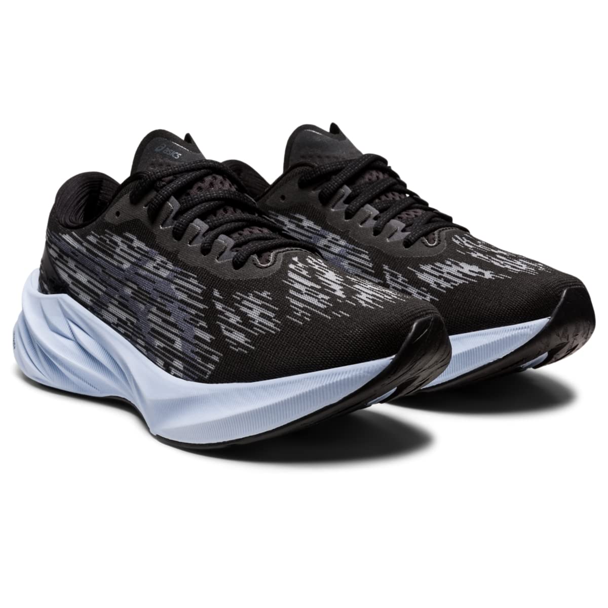 ASICS Women's NOVABLAST 3 Running Shoes, 5.5, Black/Sheet Rock