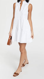 Amanda Uprichard Women's Sleeveless Saffron Dress, White, M