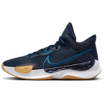 Nike Mens Renew Elevate III Basketball Shoes, Obsidian/Dk Marina Blue, 13 M US