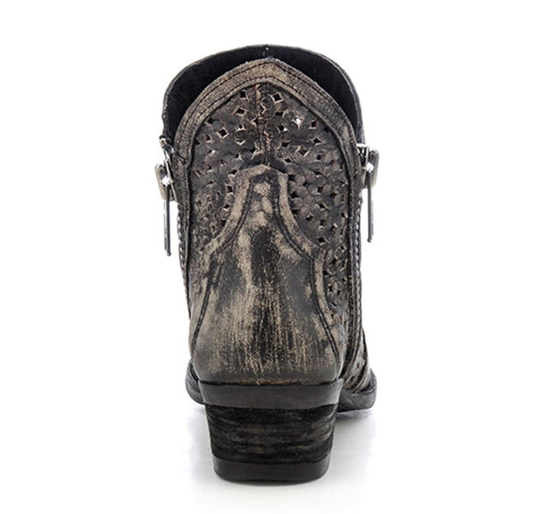 New Circle G Women's Q0001 Ankle Boot Black/Grey 8.5