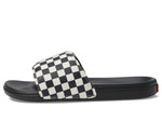 Vans Men's La Costa Slide-On Sandal, Checkerboard Unexplored Navy, Size 10