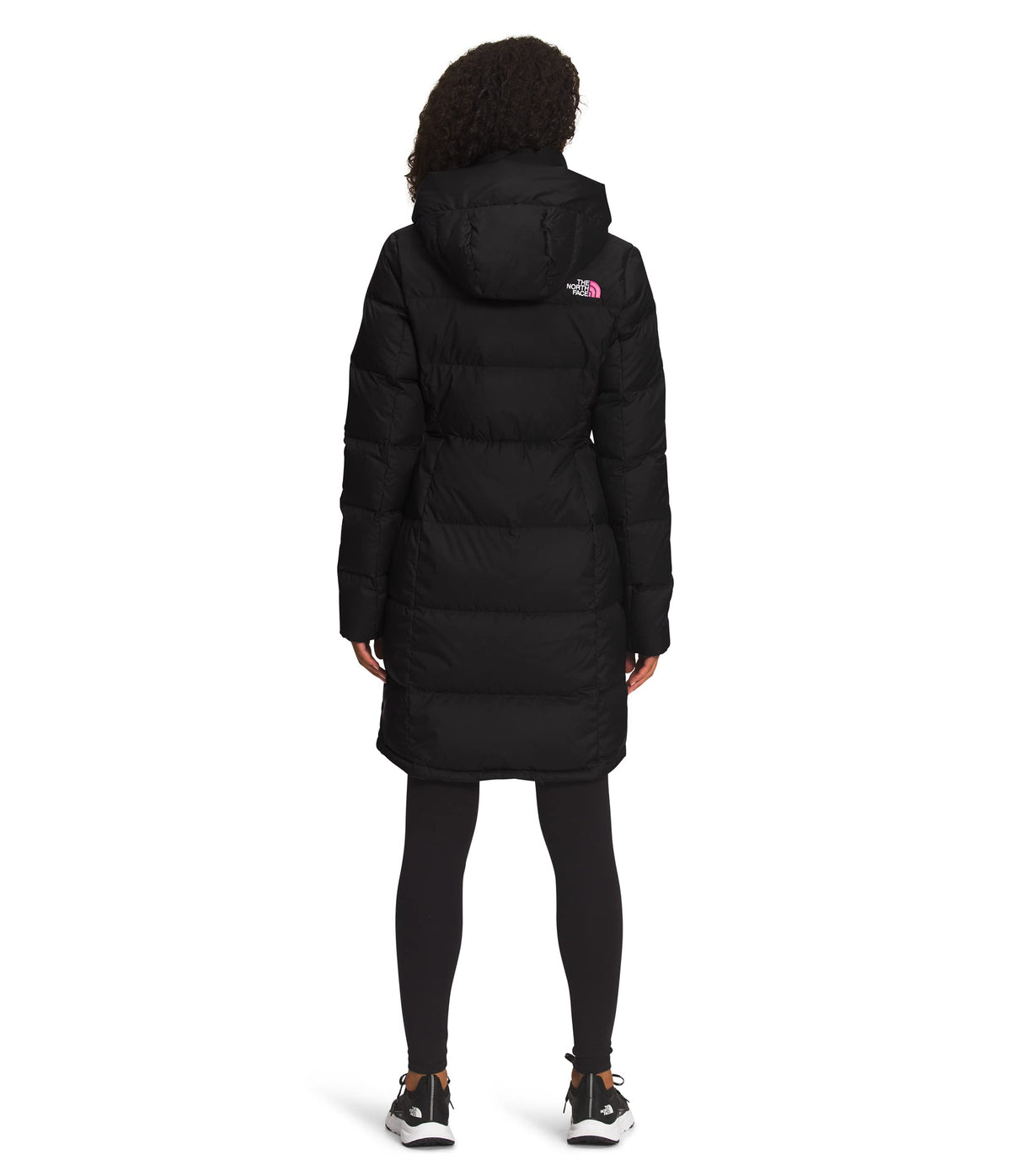 THE NORTH FACE Women's Metropolis Insulated Parka, TNF Black/Mr. Pink, X-Large