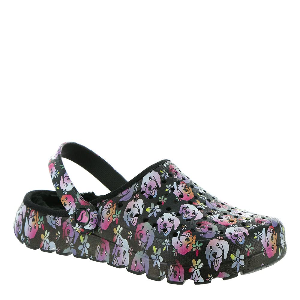 Skechers Foamies Footsteps-Aloha Doodle Women's Slip On 6 Black-multi