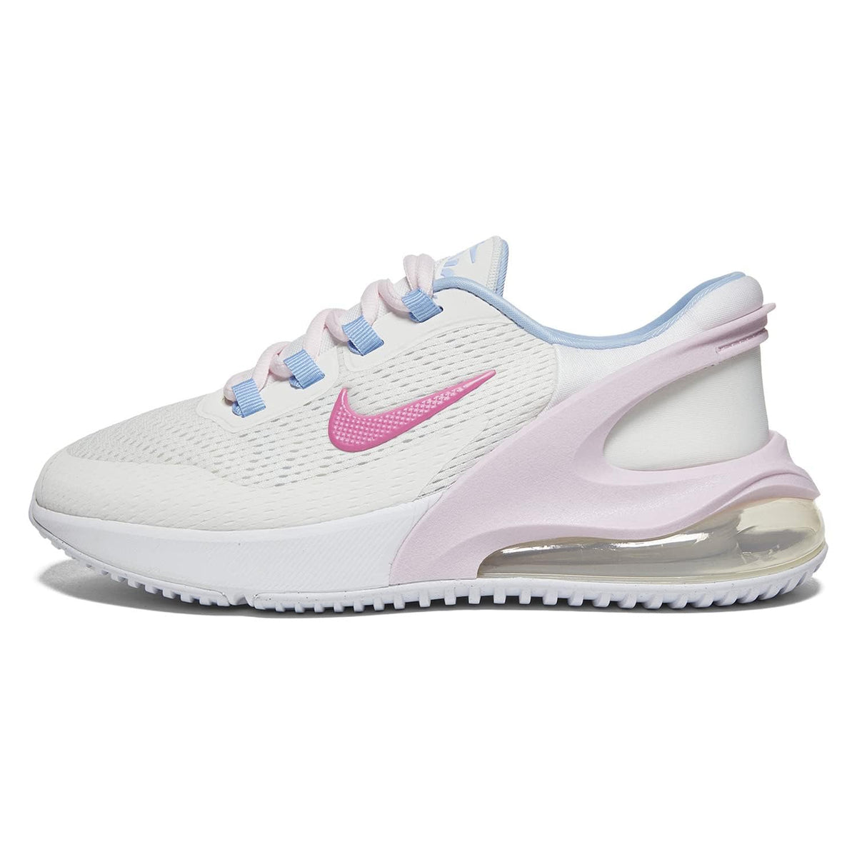 Nike Boy's Air Max 270 Go (Big Kid) 2 Little Kid Summit White/Cosmic Fuchsia/Cobalt Bliss