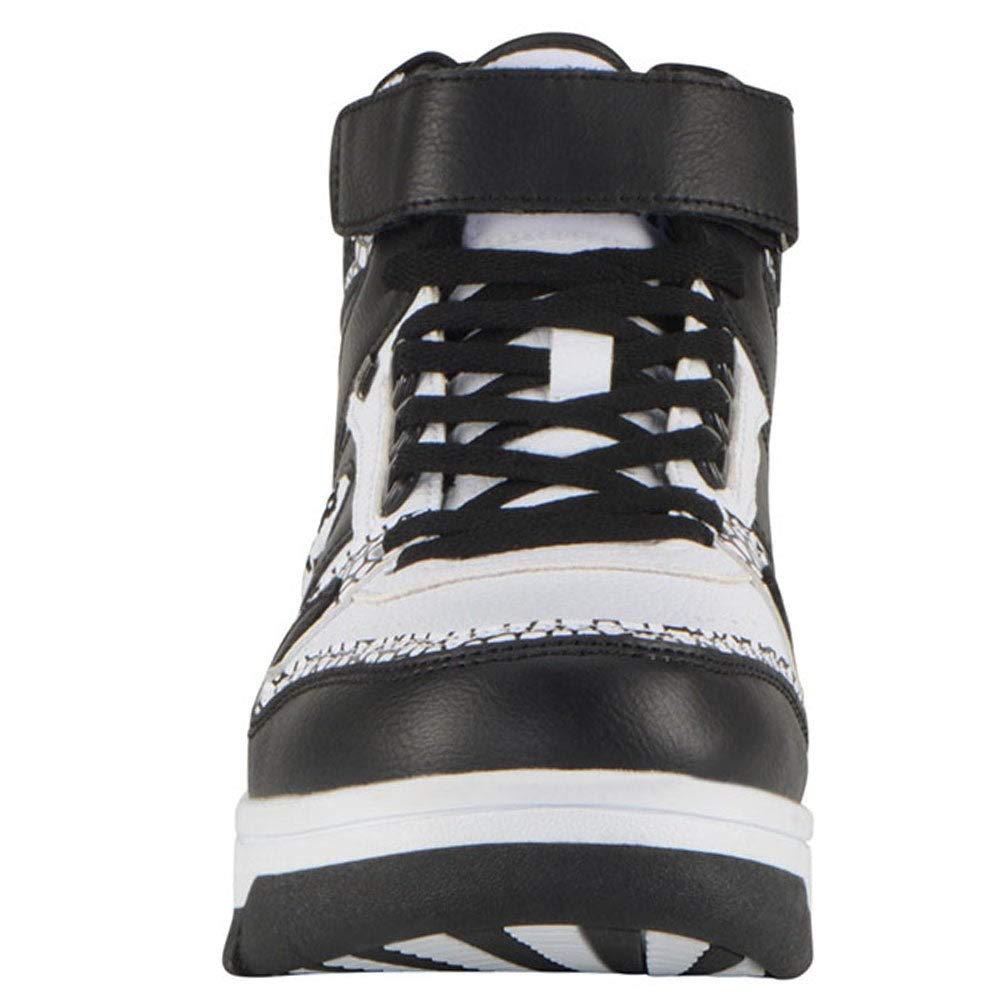 British Knights Men's Kings SL Deluxe Classic Hi Top Fashion Sneaker, White/Black 10 M US