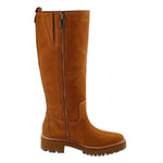 Timberland Women's Courmayeur Valley Tall Boot 8.5 Medium Brown Nubuck