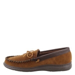 L.B. Evans Men's Atlin Moccasin, Chestnut, 9 M US