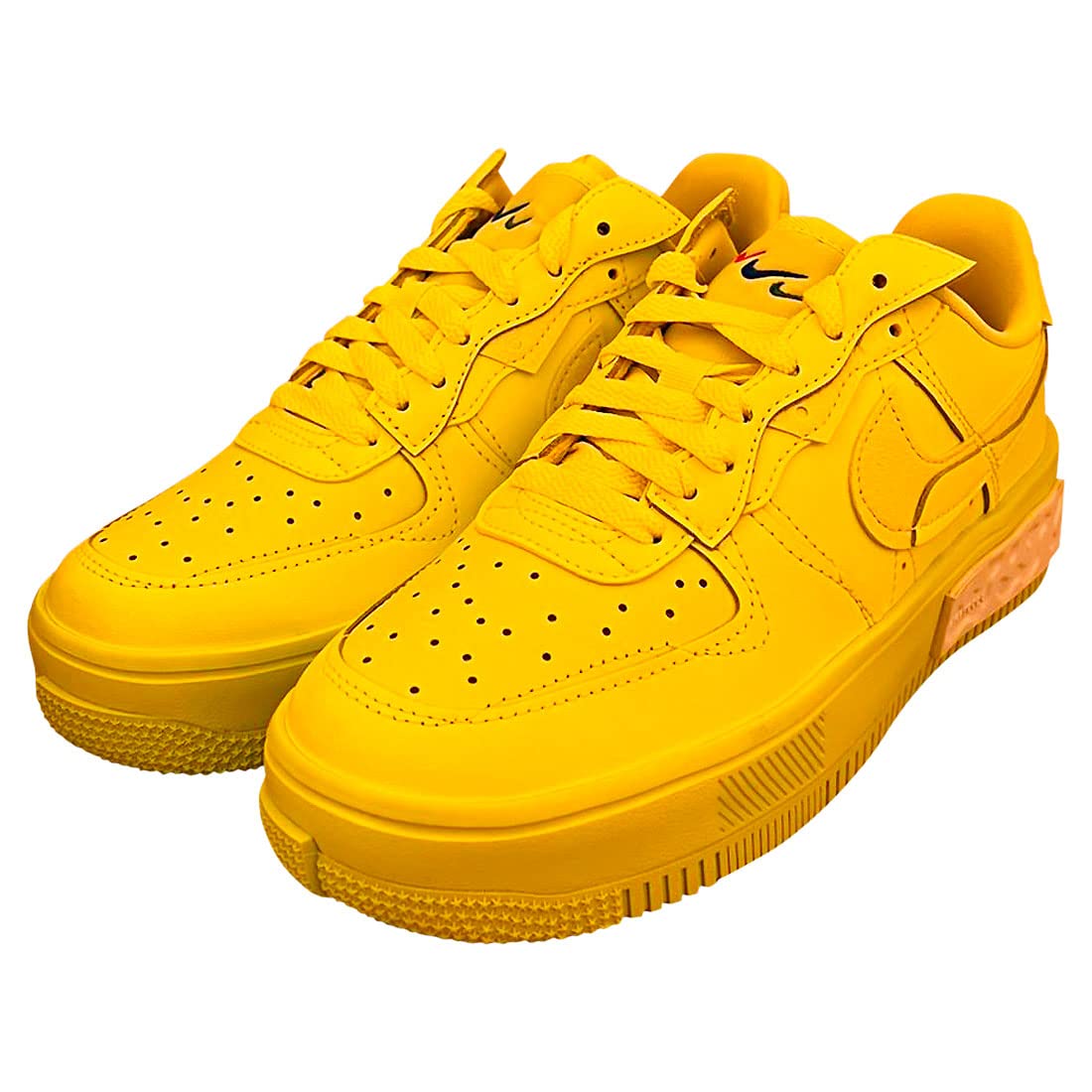 Nike AIR Force 1 FONTANKA Womens Fashion Trainers in Yellow - 7 US