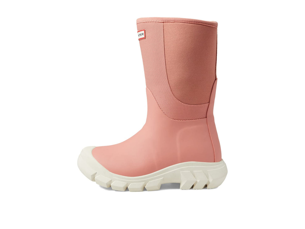 Hunter Girl's Neoprene Hybrid Boot (Toddler/Little Kid) Rough Pink/White Willow 12 Little Kid M