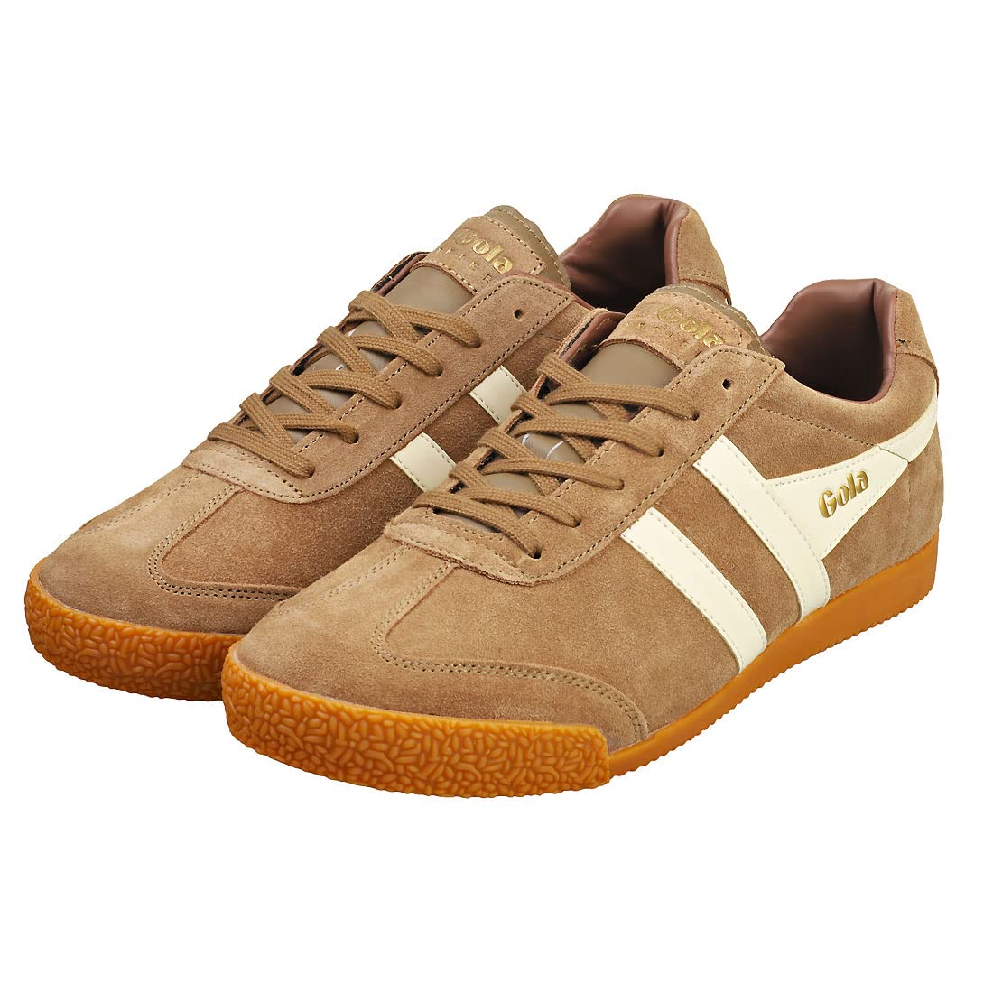 Gola Men's Harrier Fashion Sneaker 8 Tobacco/Off-white