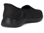 SKECHERS Women's Hands Free Slip-ins On-The-Go Flex Double Gore Loafer, Black, 9
