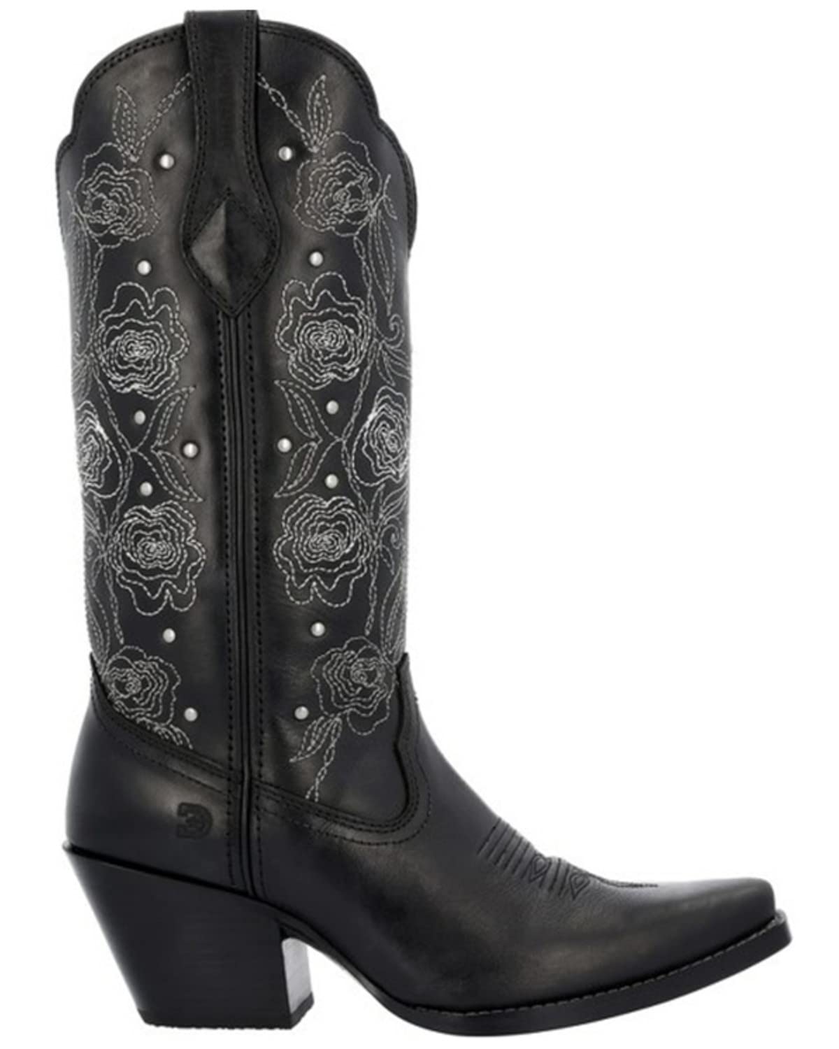 Durango Crush Women’s Black Rosewood Western Boot Size 8(M)