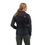 The North Face Flare Hybrid Full Zip Womens Fleece TNF Matte Black S