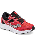 Saucony Unisex-Kid's Cohesion 12 LTT Sneaker, red/Black, 115 Medium US Little Kid