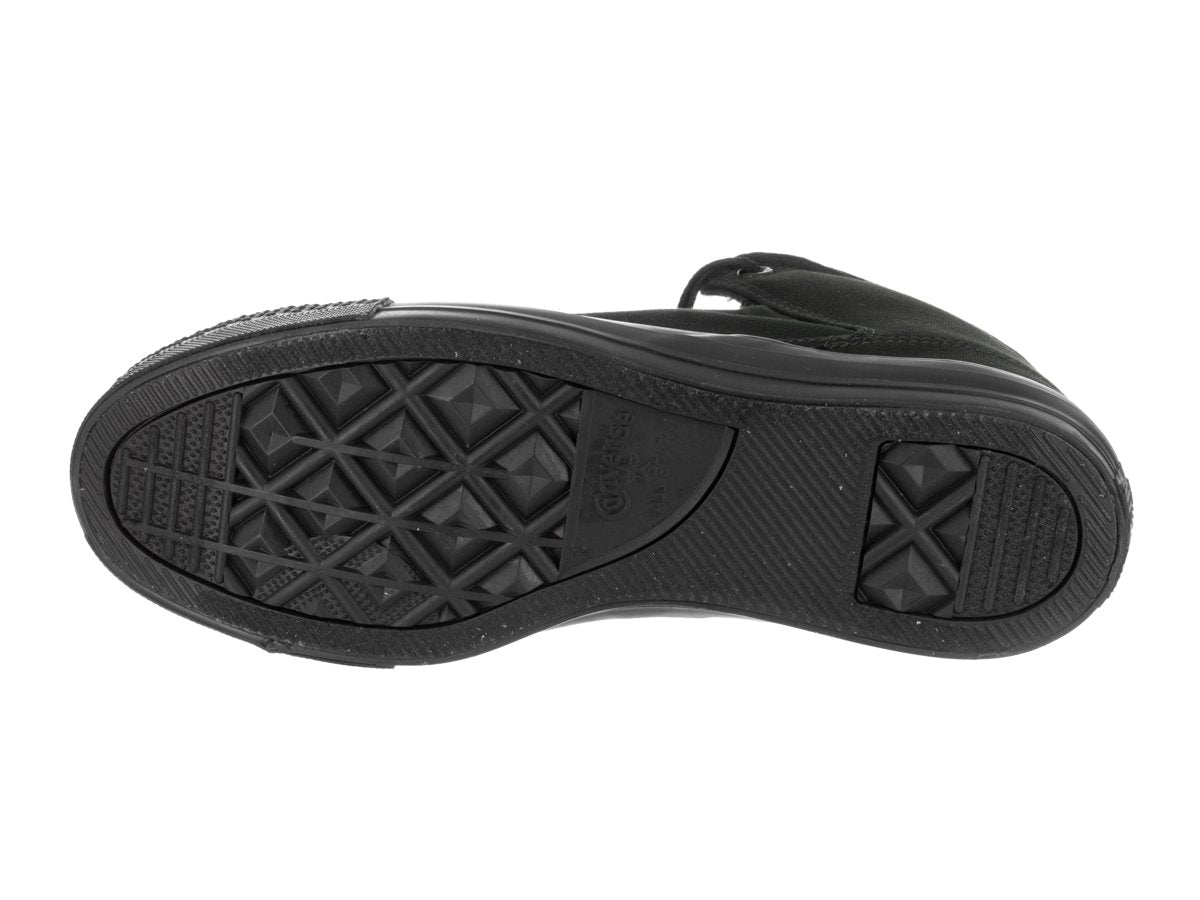 Converse Men's Street Canvas High Top Sneaker, Black/Black/Black, 5 M US