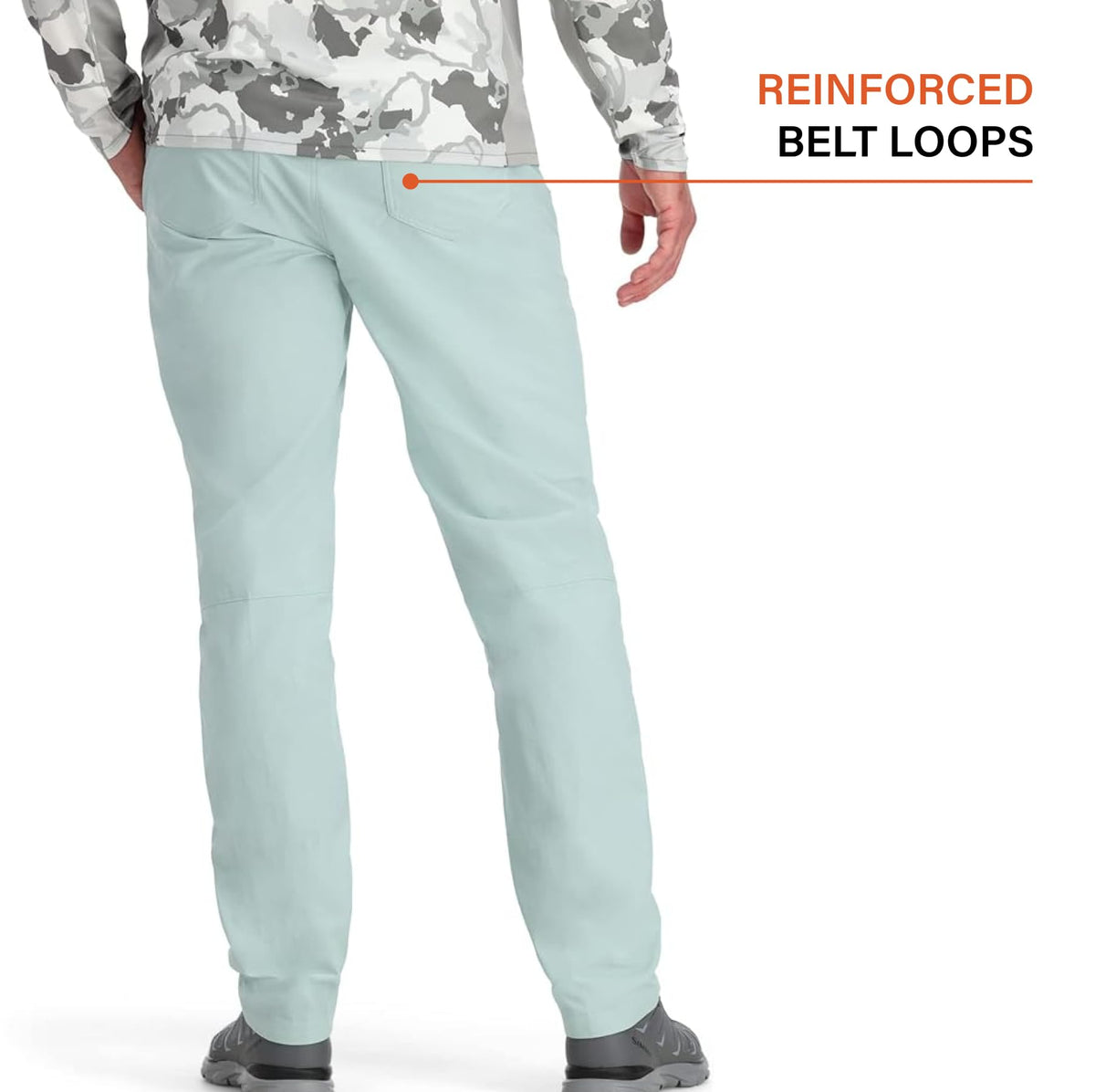 Simms Men's Superlight Pant - Premium Lightweight Fishing Pants, Quick-Dry, Breathable, UPF 50+ Sun Protection, Ideal for Outdoor Activities (Ocean Breeze, 32 Regular)