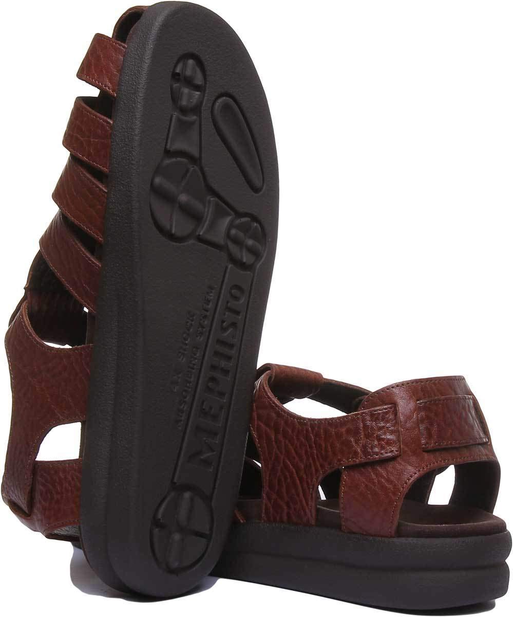 Mephisto SAM MAMOUTH Desert Brown Leather Sandal for Men 46(EUR) 12(US)