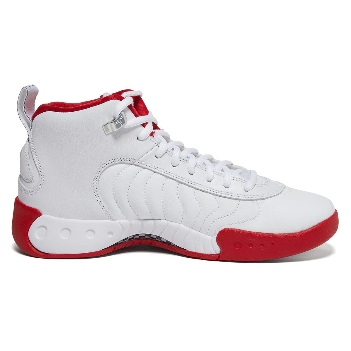 Jordan Boy's Jumpman Pro (Big Kid) White/Black/True Red/Metallic Silver 5 Big Kid M