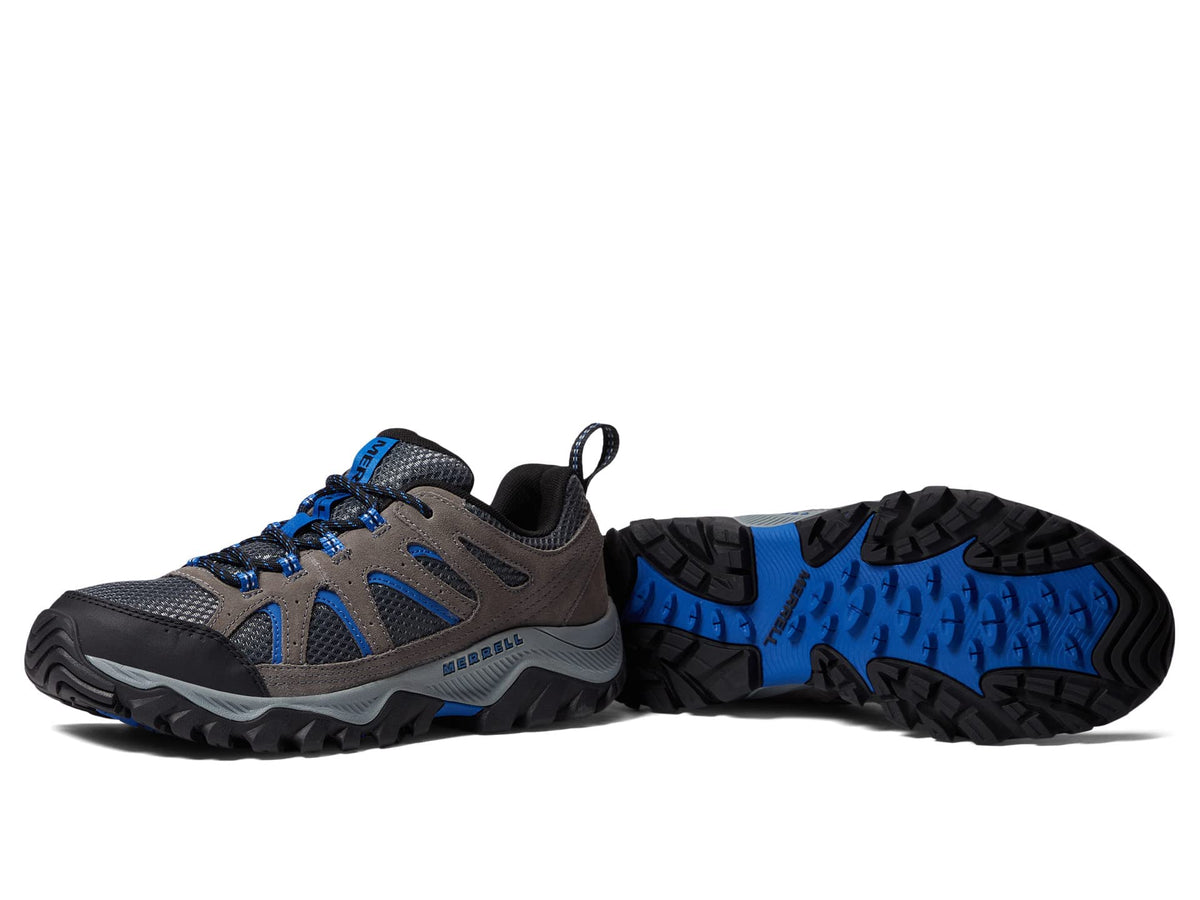 Merrell Oakcreek Men’s Hiking Shoes – EVA Foam Midsole Air Cushion – Protective Toe Cap – Round Toe Charcoal 14 M