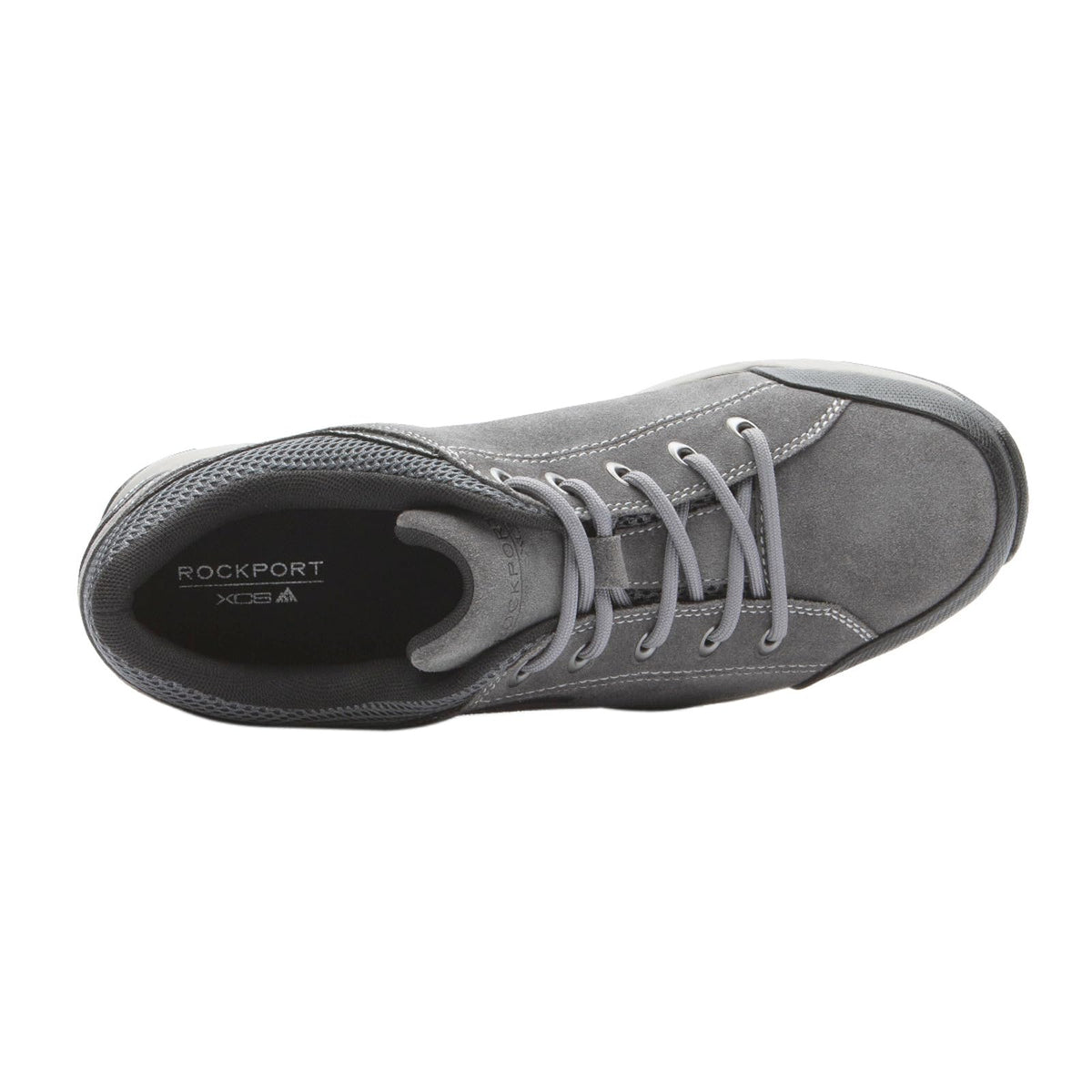 Rockport Men's Chranson Walking Shoe Sneaker, Steel Grey Suede, 12 Wide