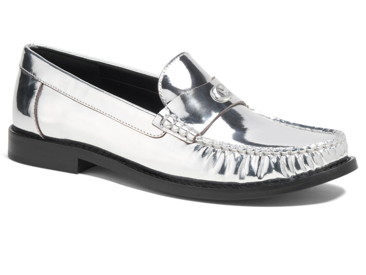 Coach Jolene Loafer Silver 8.5 B (M)