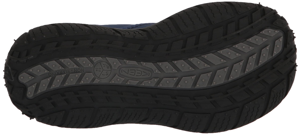 KEEN Unisex-Child Speed Hound Slip on Durable Comfortable Easy on Bike Tread Sneakers 3 Big Kid Blue Depths/Black