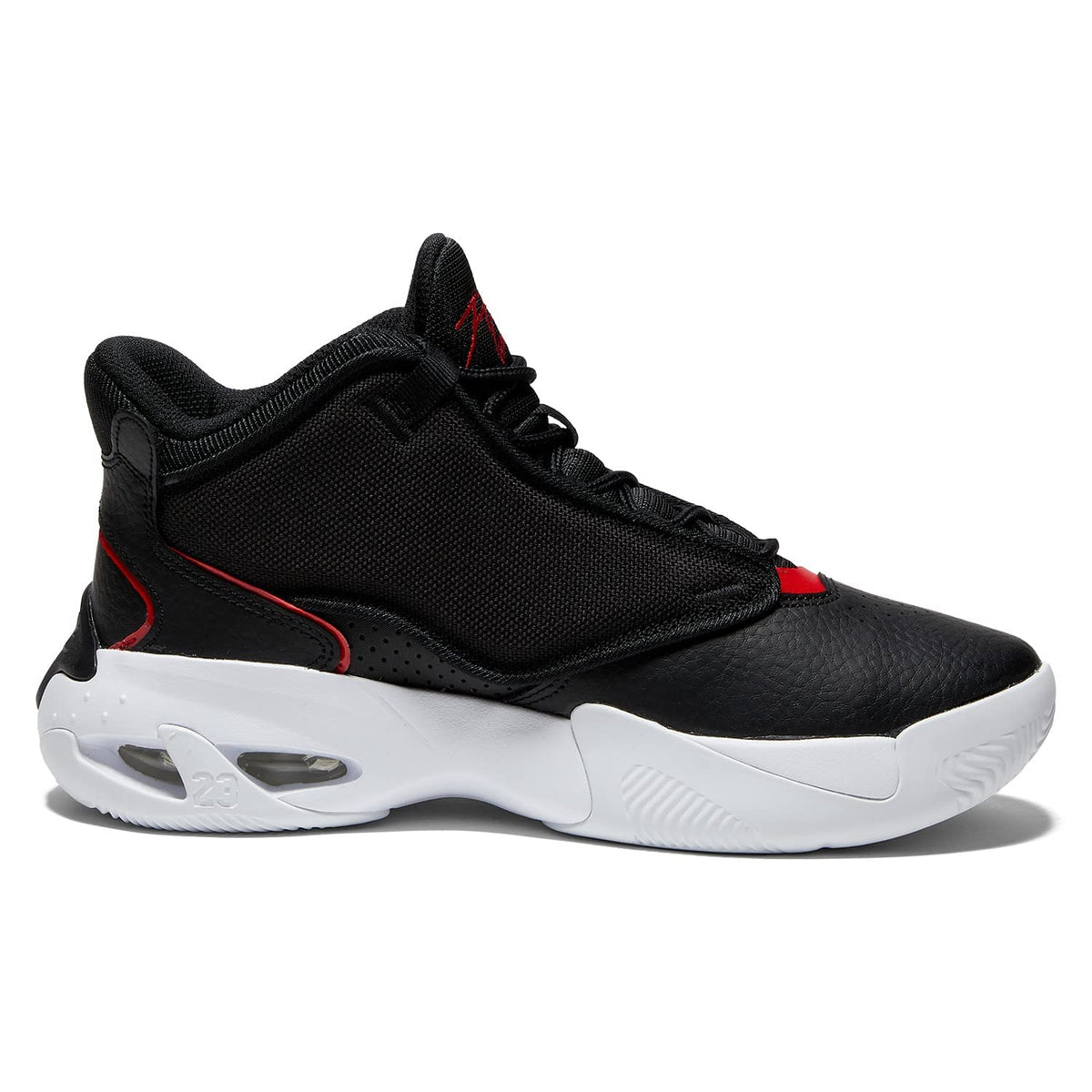 Jordan Max Aura 4 (Big Kid) Black/University Red/White 5.5 Big Kid M