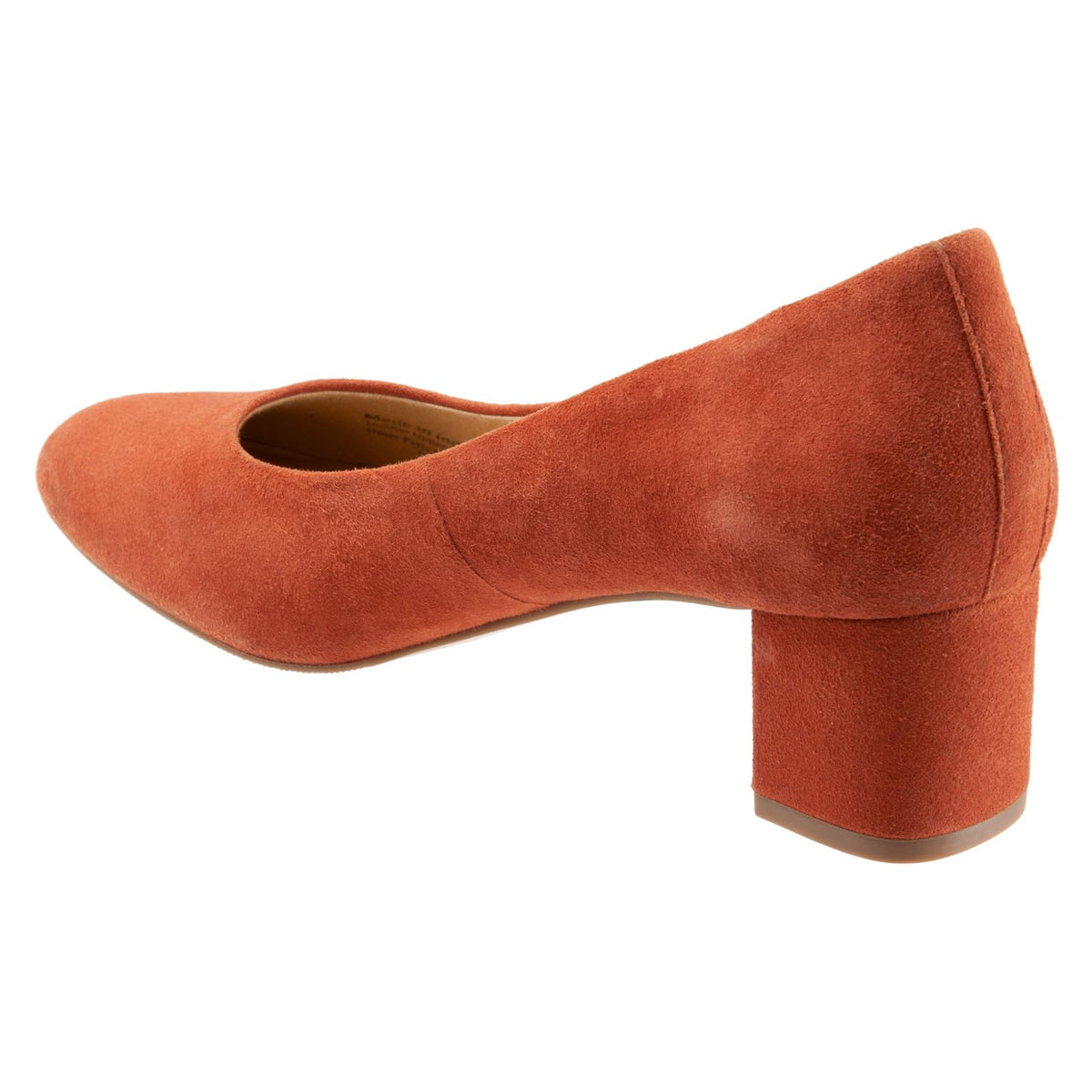 Trotters Women's Daria Pump, Terracotta Suede, 12