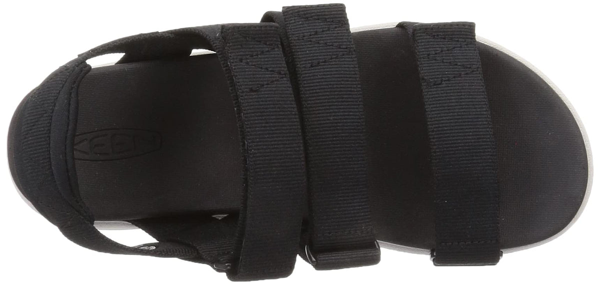 KEEN Women's Elle Strappy Casual Stretch Platform Open Toe Sandals 9.5 Black/Vapor