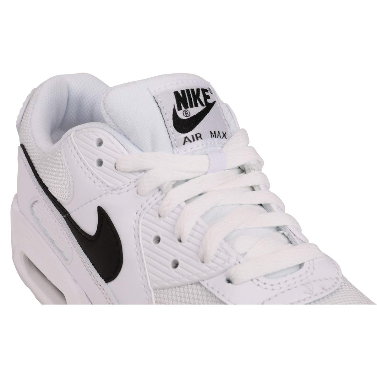 Nike Air Max 90 Womens White/Black/White Running Shoes CQ2560 101 size 9 US