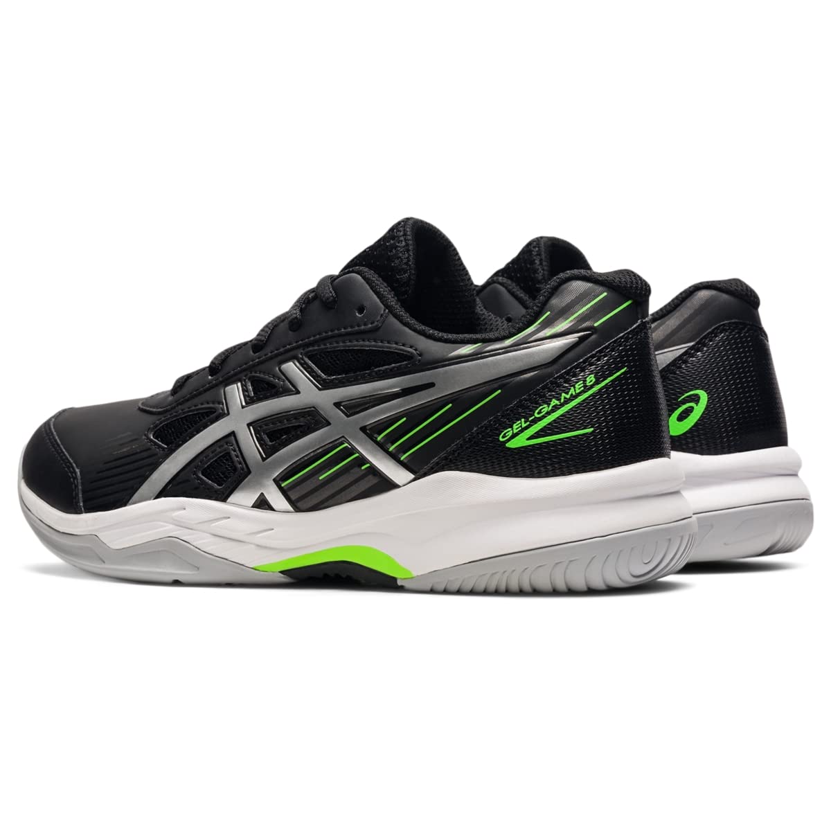 ASICS Gel-Game 8 GS (Little Kid/Big Kid) Black/Pure Silver 3 Little Kid M