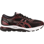 ASICS Gel-Nimbus 21 Men's Running Shoe, Black/Classic Red, 11 D US