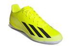 adidas X Crazyfast Club Indoor Team Solar Yellow/Black/White Men's 11, Women's 12 Medium