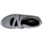 Propét Women's Poppy Hiking Shoe, Grey/Mint, 8 X_Wide US