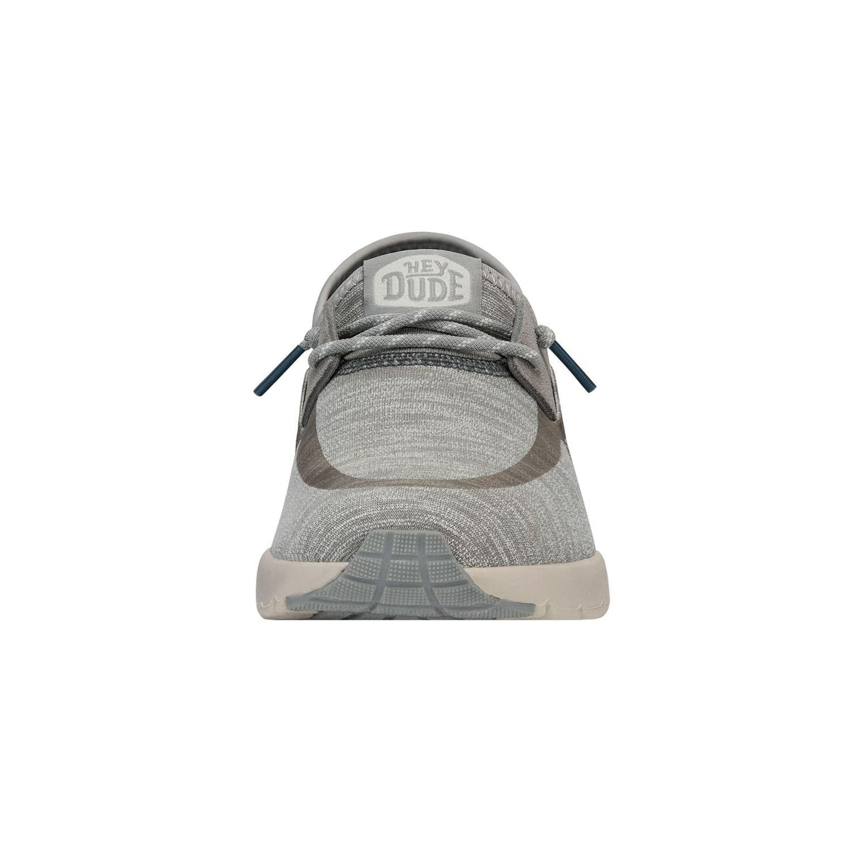 HEYDUDE Sirocco Dual Knit Light Grey Size 9 | Men's Shoes | Men's Casual Sneakers | Comfortable & Light-Weight