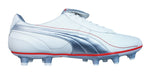 PUMA King XL i FG Women's Leather Soccer Cleats-Silver-6.5