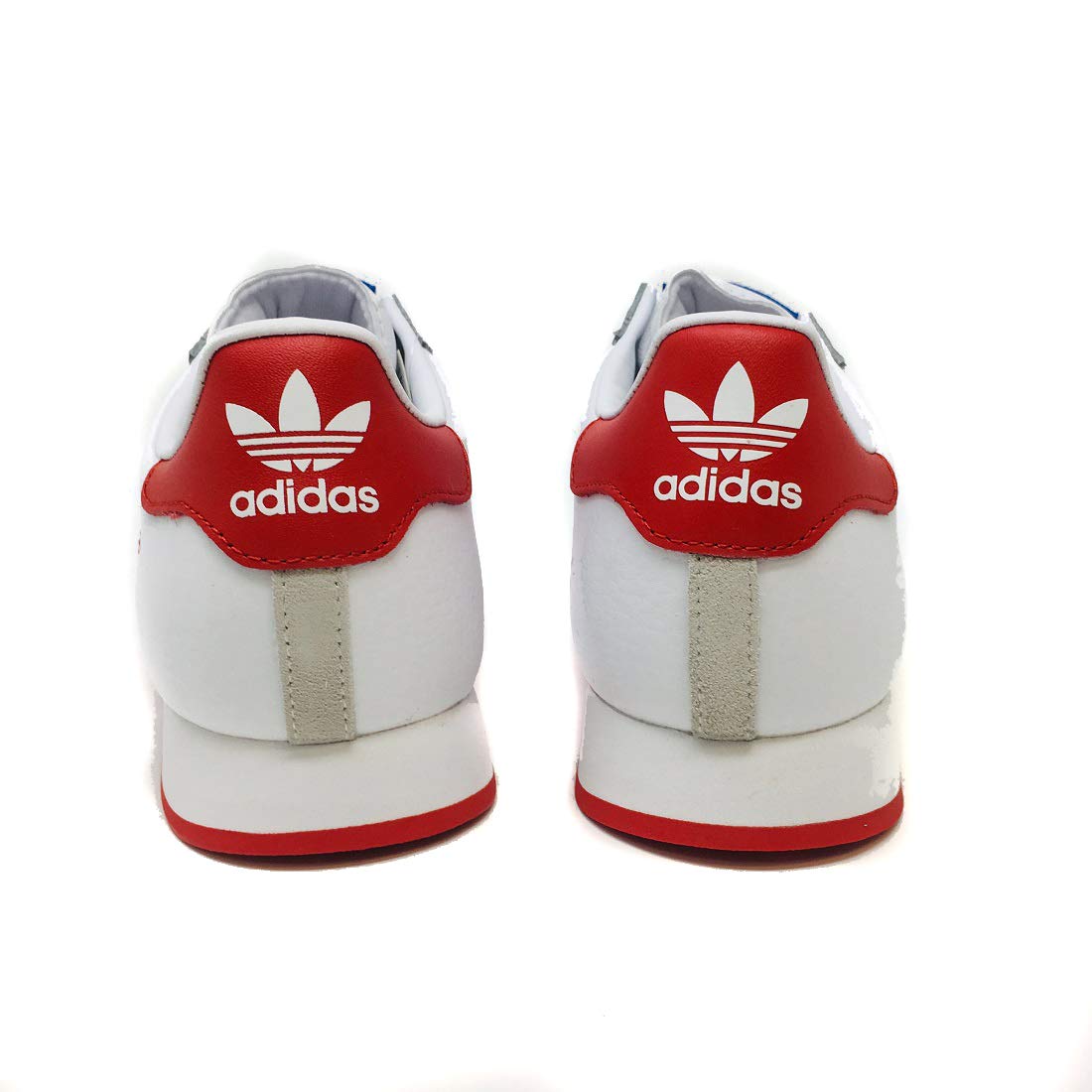 adidas Kids Samoa Fashion Sneaker (Big Kid) - White,WHT/RED,5