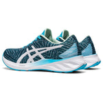ASICS Women's Roadblast Running Shoes, 9, Aquarium/White