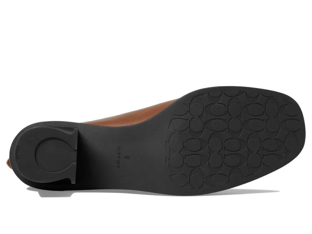 COACH Gabi Leather Bootie Saddle 8.5 B (M)