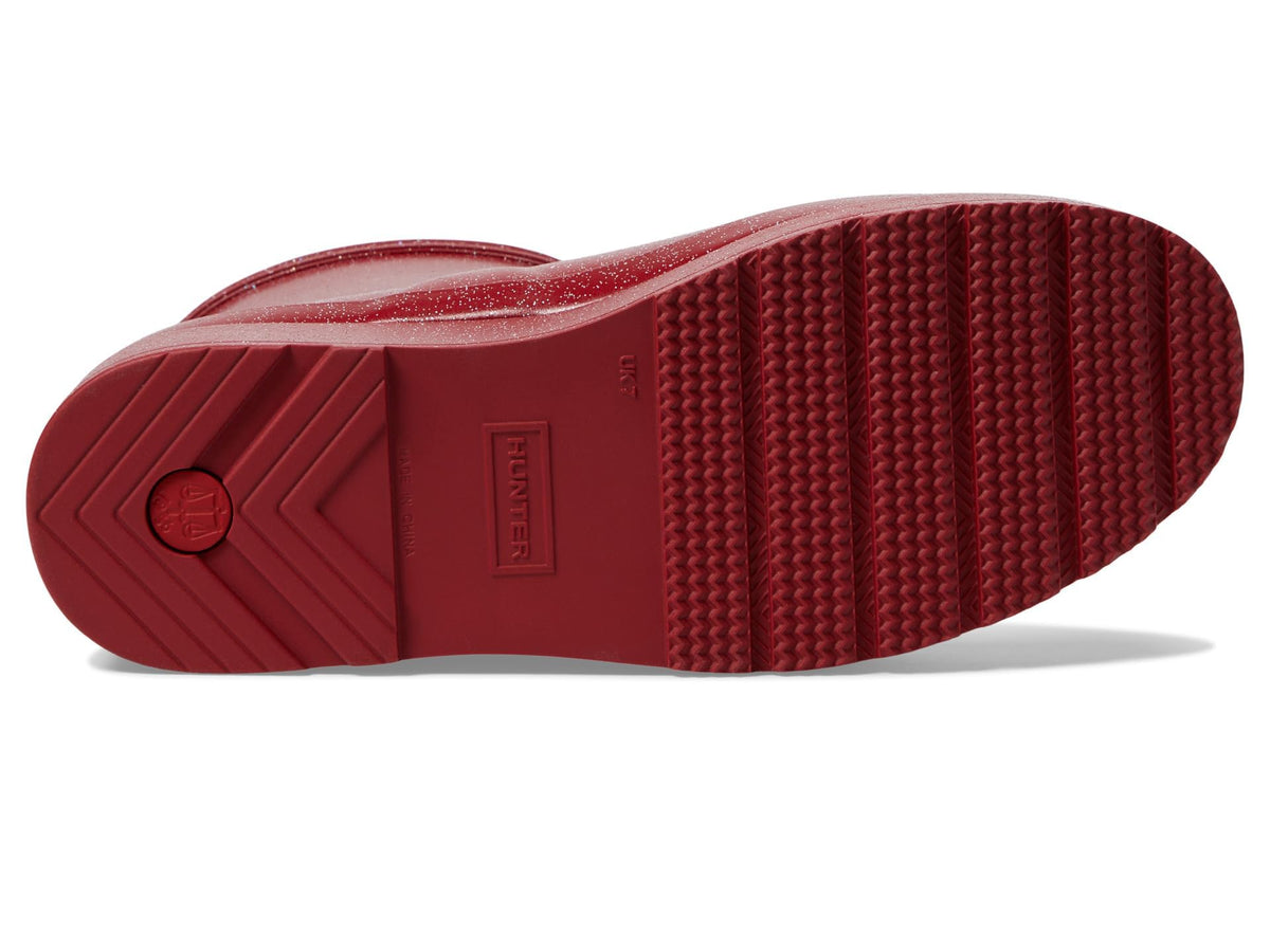 Hunter® Play Short Starcloud Boots for Women – Rubber Construction – Recycled Polyester Midsole Vital Burgundy 8 M