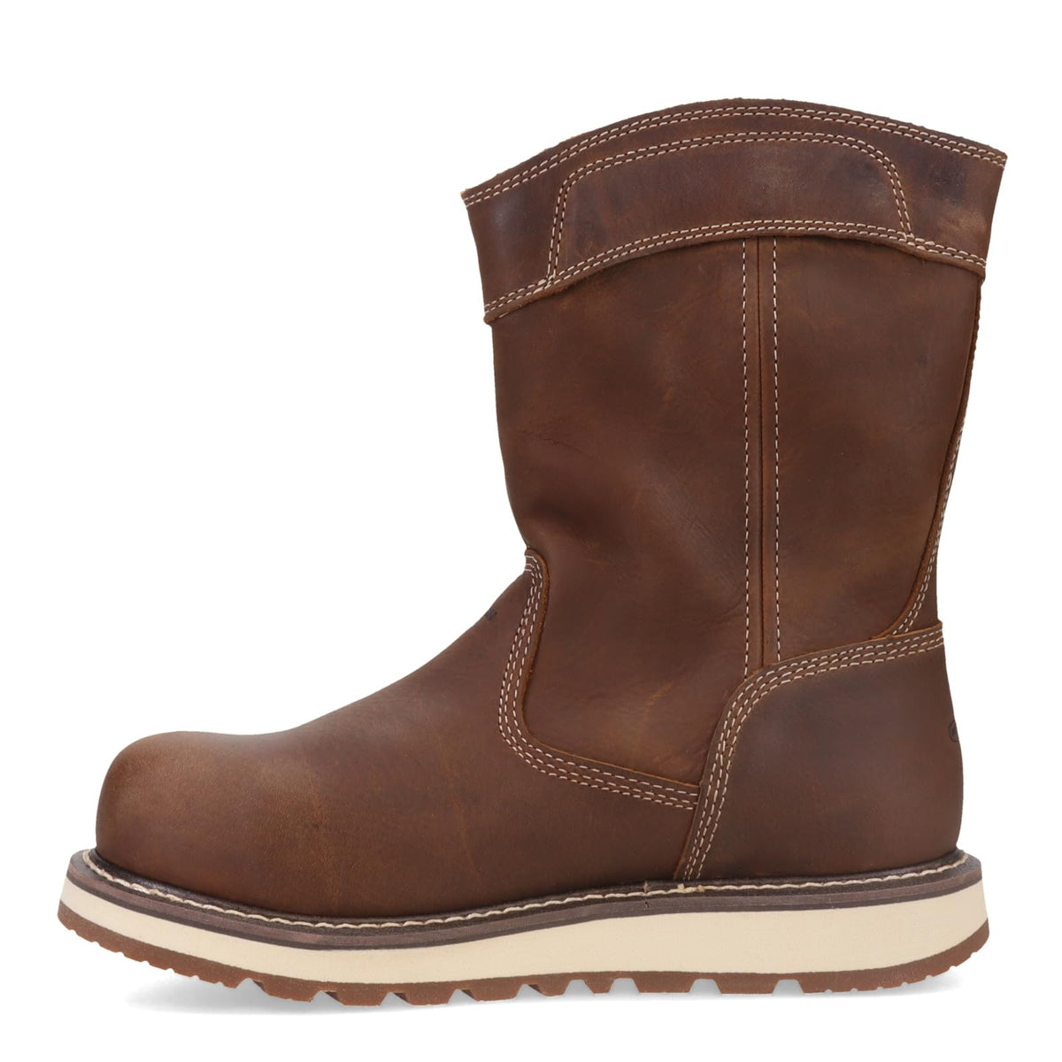 KEEN Utility Men's Cincinnati Wellington Composite Toe Wedge Pull On Work Boots, Belgian/Sandshell, 11