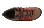 Xero Shoes DayLite Hiker - Men's Barefoot-Inspired Minimalist Lightweight Hiking Boot - Zero Drop Trail Shoe Cinnamon Red