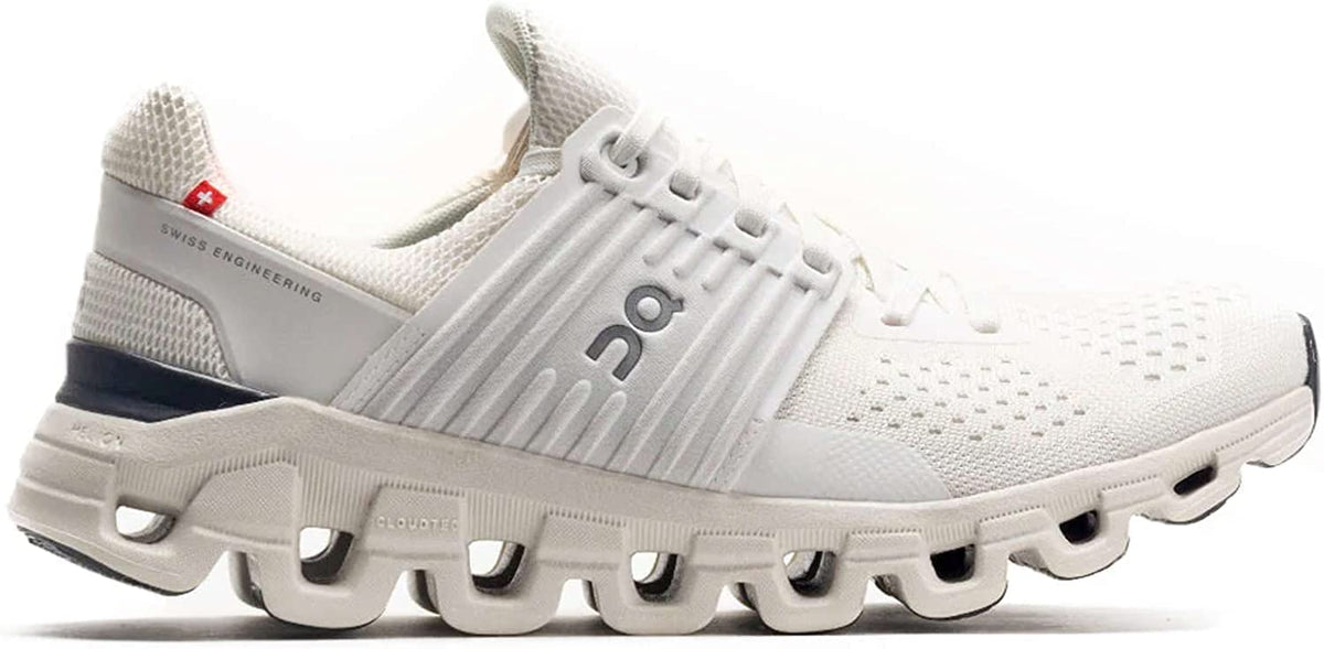 On Men's Cloudswift Sneakers, All White, 7 Medium US