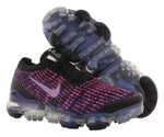 Nike Women's Air Vapormax Flyknit 3 Running Shoe (7, Black/Racer Blue/Laser Fuchsia)