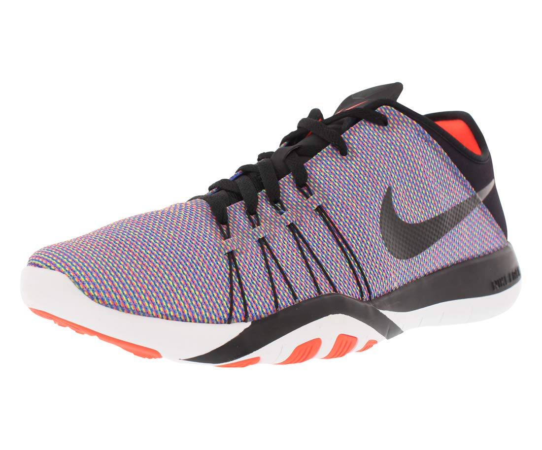 Nike Womens Free TR 6 Print Training Shoe Black/Total Crimson - White 833424-006 (7)